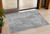 3' X 5' Silver And Gray Geometric Washable Indoor Outdoor Area Rug - Silver, Gray