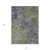 5' X 8' Olive Green And Dark Purple Abstract Washable Indoor Outdoor Area Rug