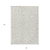 3' X 5' Ivory And Brown Polka Dot Washable Indoor Outdoor Area Rug