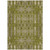 3' X 5' Olive Green Taupe And Beige Moroccan Washable Indoor Outdoor Area Rug