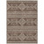 5' X 8' Brown And Ivory Southwestern Washable Indoor Outdoor Area Rug