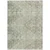 5' X 8' Fern Green And Ivory Geometric Washable Indoor Outdoor Area Rug