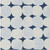 3' X 5' Navy Blue Gray And Ivory Abstract Washable Indoor Outdoor Area Rug