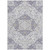 5' X 8' Lavender And Ivory Medallion Washable Indoor Outdoor Area Rug
