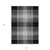 3' X 5' Black Gold And Gray Plaid Washable Indoor Outdoor Area Rug