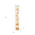72" Brown Orange And White Solid Wood Happy Fall Porch Sign