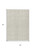 5' X 8' Beige And Ivory Geometric Washable Indoor Outdoor Area Rug Transitional Style - Beige, Ivory Color