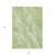 5' X 8' Green And Ivory Abstract Washable Indoor Outdoor Area Rug Transitional Style - Green, Ivory Color