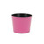 7" Hot Pink Recycled Plastic Indoor Outdoor Round Pot Planter