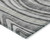 3' X 5' Gray Charcoal And Ivory Abstract Washable Indoor Outdoor Area Rug Transitional Style - Gray, Charcoal, Ivory Color