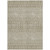 3' X 5' Taupe Green And Ivory Tribal Washable Indoor Outdoor Area Rug