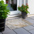 2' X 3' Beige Abstract Washable Non Skid Indoor Outdoor Area Rug Transitional Style - Beige Color