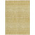 5' X 8' Gold Ivory And Taupe Tribal Washable Indoor Outdoor Area Rug