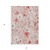 5' X 8' Salmon And Coral Floral Washable Indoor Outdoor Area Rug