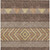 5' X 8' Brown Wheat And Copper Southwestern Washable Indoor Outdoor Area Rug