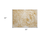 2' X 3' Cream and Gold Abstract Washable Non Skid Indoor Outdoor Area Rug