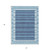 5' X 8' Sky Blue And Denim Blue Striped Washable Indoor Outdoor Area Rug Transitional Style - Sky Blue, Denim Blue Color