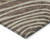 3' X 5' Brown And Taupe Abstract Washable Indoor Outdoor Area Rug Transitional Style - Brown, Taupe Color