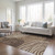 3' X 5' Brown And Taupe Abstract Washable Indoor Outdoor Area Rug Transitional Style - Brown, Taupe Color