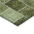 3' X 5' Olive Green And Artichoke Green Patchwork Washable Indoor Outdoor Area Rug Transitional Style - Olive Green, Artichoke Green Color