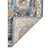 2' X 3' Blue and Orange Floral Stain Resistant Indoor Outdoor Area Rug - Blue, Orange
