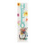 36" White And Turquoise Hello Solid Wood Porch Sign