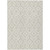 5' X 8' Beige And Ivory Geometric Washable Indoor Outdoor Area Rug