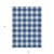 5' X 8' Navy Blue And Gray Plaid Washable Indoor Outdoor Area Rug