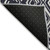 3' X 5' Black And Ivory Geometric Washable Indoor Outdoor Area Rug Transitional Style - Black, Ivory Color