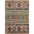 3' X 5' Rust Gray And Gold Tribal Washable Indoor Outdoor Area Rug