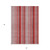 3' X 5' Gray Pink and Red Striped Washable Non Skid Indoor Outdoor Area Rug