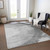 5' X 8' Gray Charcoal And Silver Abstract Washable Indoor Outdoor Area Rug Transitional Style - Gray, Charcoal, Silver Color