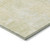 5' X 8' Gold Abstract Washable Non Skid Indoor Outdoor Area Rug