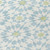 5' X 8' Sky Blue Ivory And Artichoke Green Floral Medallion Washable Indoor Outdoor Area Rug