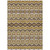 3' X 5' Gold Brown And Beige Moroccan Washable Indoor Outdoor Area Rug