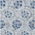 3' X 5' Sky Blue And Gray Floral Washable Indoor Outdoor Area Rug