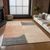 5' X 8' Coral Peach And Gray Abstract Washable Indoor Outdoor Area Rug