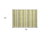 2' X 3' Khaki Yellow and Gray Striped Washable Non Skid Indoor Outdoor Area Rug