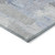 5' X 8' Denim Blue And Ivory Abstract Washable Indoor Outdoor Area Rug - 880016425871