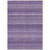 5' X 8' Lavender And Purple Striped Washable Indoor Outdoor Area Rug Transitional Style - Lavender, Purple Color