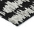 3' X 5' Black Ivory And Gray Striped Washable Indoor Outdoor Area Rug - Black, Ivory, Gray