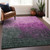 5' X 8' Blush And Dark Gray Ombre Washable Indoor Outdoor Area Rug