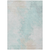 3' X 5' Pale Aqua Beige And Ivory Abstract Washable Indoor Outdoor Area Rug