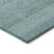 2' X 3' Turquoise Striped Washable Non Skid Indoor Outdoor Area Rug
