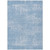 3' X 5' Navy Blue And Sky Blue Abstract Washable Indoor Outdoor Area Rug Transitional Style - Navy Blue, Sky Blue Color