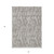 3' X 5' Taupe And Beige Tribal Washable Indoor Outdoor Area Rug