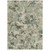 3' X 5' Beige Brown And Green Floral Washable Indoor Outdoor Area Rug