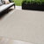 5' X 7' Gray Geometric Indoor Outdoor Area Rug