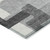 3' X 5' Gray Charcoal And Silver Abstract Washable Indoor Outdoor Area Rug Transitional Style - Gray, Charcoal, Silver Color