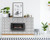 7" X 7" White And Black Sun Peel And Stick Removable Tiles